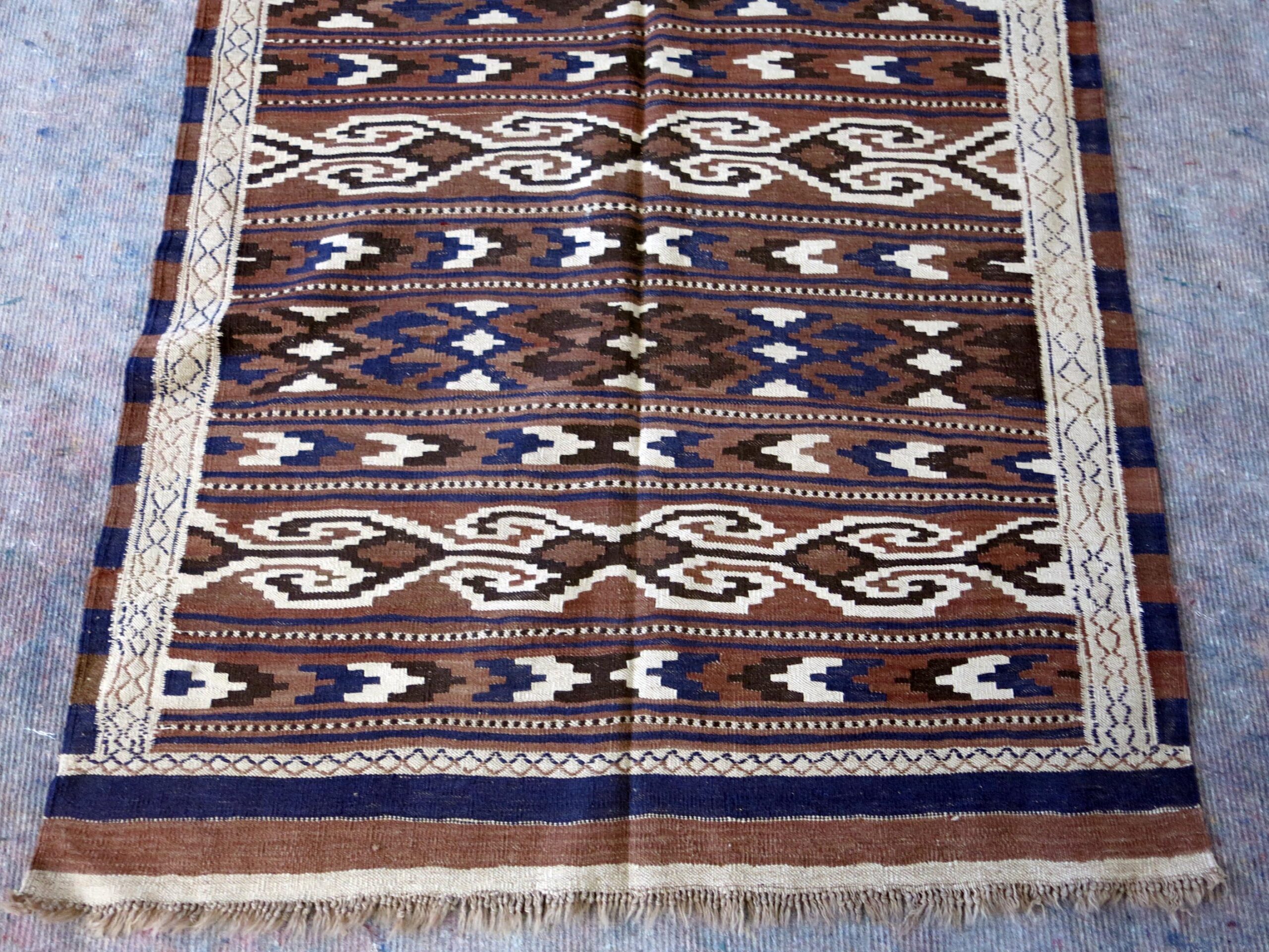 Hand Woven Egyptian Wool Kilim Rug